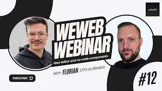 WeWeb Big Update: New Editor and Reusable No-code Components