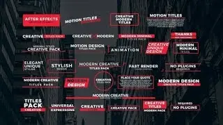 30 Modern Titles | Premiere Pro Templates | Videohive