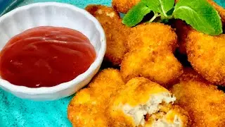 How to make homemade chicken nuggets| easy recipe | / cara membuat nugget ayam yang mudah dan sedap