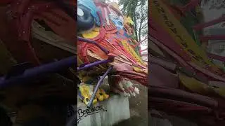 Скульптура из пластика. Rato de lixo