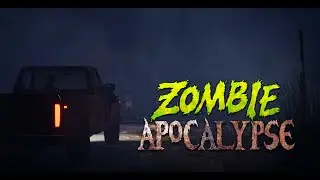 Zombie Horde in the Fog: Lonely Truck Haunts a Desolate Road | Horror Ambience