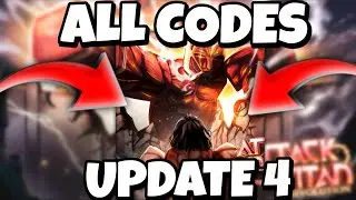 BRAND NEW UPDATE 4 UPDATE CODES! CODES FOR ATTACK ON TANTAN REVOLUTION (AOTR) ROBLOX