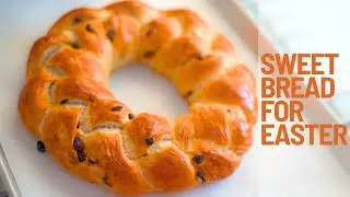 How to make Delicious Sweet Bread for Easter | Sweet Easter Bread Recipe | Italian Easter Bread