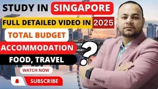 Singapore study visa new rules in 2025 || No advance - All fees after visa
