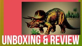 Tamiya 1/35th Triceratops Eurycephalus Unboxing and Review video