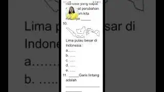 Soal IPS tema 1 Kelas 5 SD