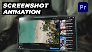 Animation eines Screenshots in Adobe Premiere Pro CC (Tutorial/How to)