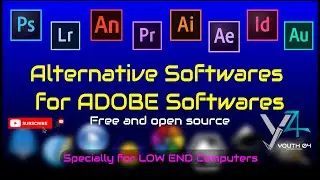 Alternative free and open source software for ADOBE softwares
