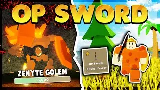 Fighting the *STRONGEST BOSS* with the RAREST Sword in the Game! (Roblox Island Tribes)