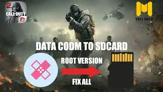 UPDATE FILE CODM TO SDCARD | CODM data is moved to sdcard by root 100% working