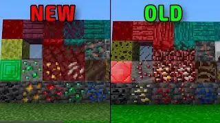 minecraft textures in 2012 vs 2022
