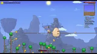 Terraria Eggpack - Ruler of Eggs bossfight