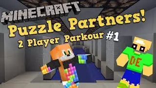 Puzzle Partners: 2 Player Parkour - Minecraft Puzzle Map #1