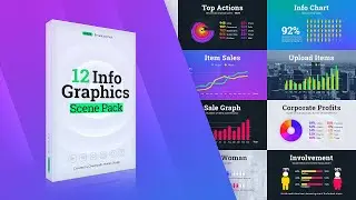 Wave Infographic Pack (After Effects Template)