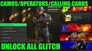 *NEW* UNLOCK ALL GLITCH MW2! CAMOS/CALLING CARDS/OPERATORS/SHOWCASE! MW2 CAMO GLITCH! MW2 GLITCHES!