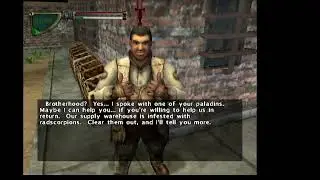 Fallout  Brotherhood of Steel PS2 Gameplay   A Baldur's Gate Diablo style game!