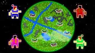 Four Nations Fight Over A World Made By ANTS (again) - Worldbox