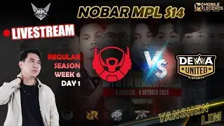 🔴VERTICAL LIVE : NOBAR MPL ID S14 - BTR vs DEWA | MINGGU KE-6 HARI KE-1 #MLBBIDCreator