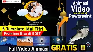 bagi bagi template ucapan hari raya idul fitri 1442 h format powerpoint bisa di edit