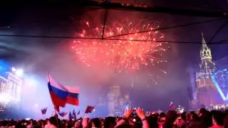 День России. Салют на Красной Площади. 2012-06-12 (FullHD)
