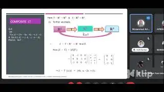 Linear Transformation (LT) A Video by MAA  November 27th 2023/ 8 :10 pm