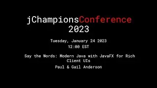 Say the Words:  Modern Java with JavaFX for Rich Client UIs