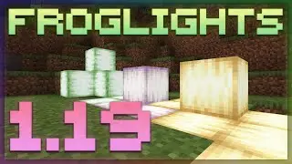 Froglights in 1.19 Minecraft Beta!