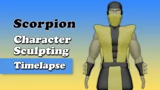Sculpt 2d to 3d Character Tutorial with Blender