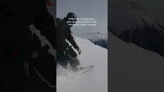 The Camera mans revenge 😈With whom are you looking forward to deep powder days like this?
