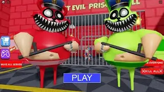 BOBBY BEARHUG POPPY PLAYTIME BARRY'S PRISON RUN Obby New Update Roblox All Bosses FULL GAME 