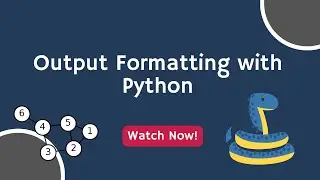 Output Formatting with Python 🐍