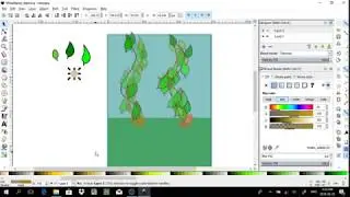 Spray Objects, and Generating Random Modifications in Inkscape