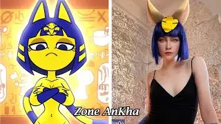 Zone AnKha FULL Egyptian Cat Song || Animal Cossing In REAL LIFE
