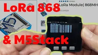 LoRa 868 Module Tutorial for the M5Stack Core ESP32 in Arduino IDE
