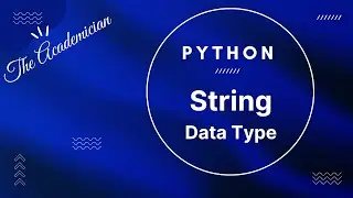[PY 6] String in Python