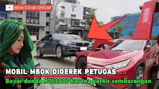 KASIHAN...!!! MOBIL MBOK CIKRAK DIDEREK POLISI DITILANG SAAT ANTAR TKI URUS PASPOR, DIDENDA NT$1800