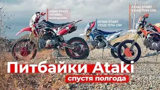 Питбайки ATAKI полгода спустя | ОТЗЫВЫ | Тест-Драйв