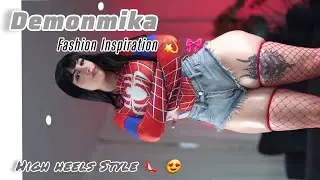 Demonmika ✅  A popular Nylon Model , High heels & Fashion Inspiration 