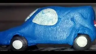 Volkswagen Caddy из пластилина