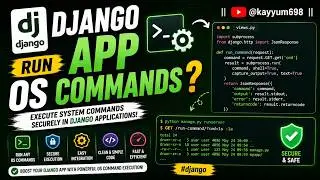 Django App To Run OS Commands ? || @kayyum698  || #django