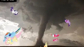 Ponies on Twister Ride it Out