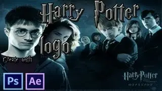 Harry Potter Logo with Photoshop CS6 and After Effects CS6