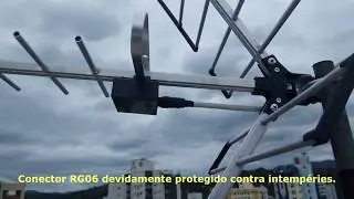 Reparo antena Local UHF digital em condomínio