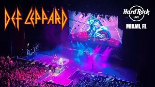 Def Leppard at Hard Rock Live. Miami, FL. August 9. 2024