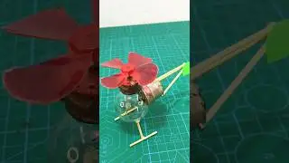 DIY Helicopter || How to make Helicopter 🚁 at home || Recycling Material #shorts