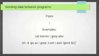 Learn Linux: Become An Unix Master - Pipes and Redirection