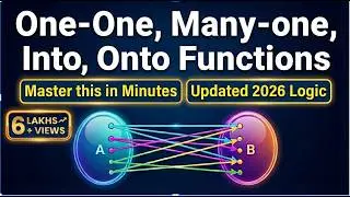 One One Many one Into Onto Functions in Hindi