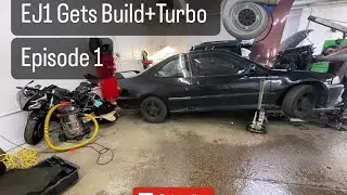 Building My Dream CivicEJ1 EP#1       Dropping motor
