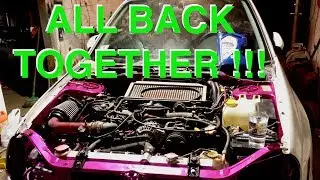 Vlogisode 16:  Final Assembly of the WRX Engine Bay