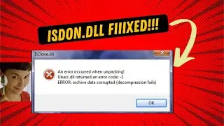 how to fix isdone.dll error while installing the game